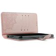 Etui z klapką do Xiaomi Poco X6 5G, Mandala, różowe rose gold