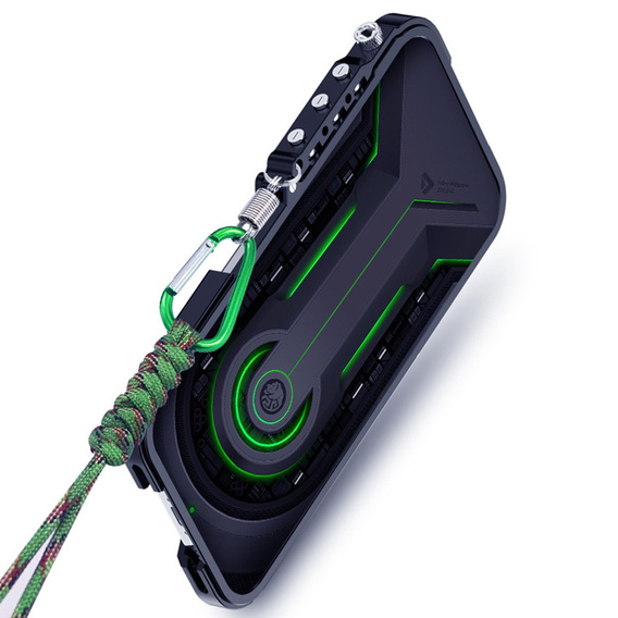 Aluminiowe etui ochronne bumper do Motorola Edge 60 5G / 60 Fusion 5G – czarne