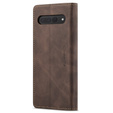 Etui CASEME do Google Pixel 7 Pro, Leather Wallet Case, brązowe