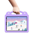 Etui do iPad 11" 2025 A16 (11 gen.) / iPad 10.9" 2022 (10 gen.), Cute Patterns, z podstawką, Fioletowe