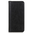 Etui do Sony Xperia 1 V, Wallet Litchi Leather, czarne