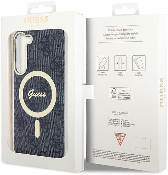 Etui GUESS Hardcase IML 4G do MagSafe do Samsung Galaxy S23