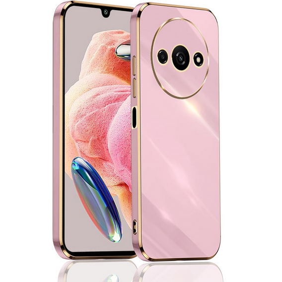 Etui do Xiaomi Redmi A3, Glamour CamShield, fioletowe