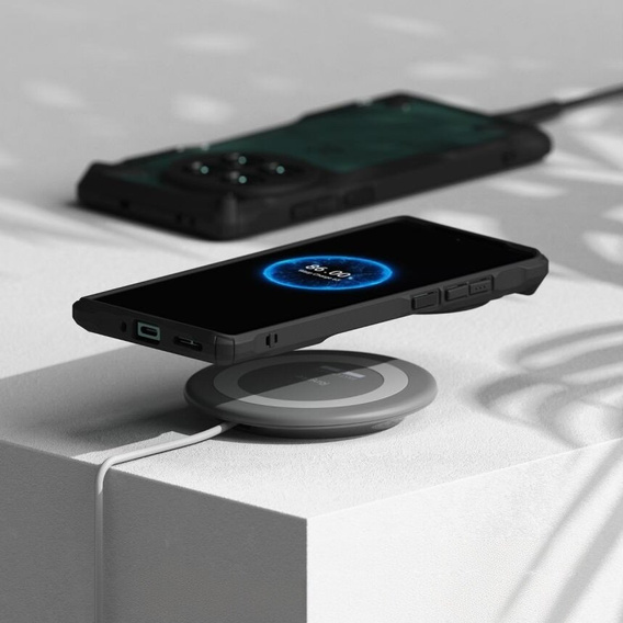 Etui Ringke Fusion X przezroczyste / czarne do OnePlus 12 5G