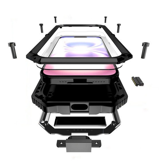 Etui pancerne z podstawką R-JUST do iPhone 17