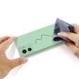 Etui do Motorola Edge 40 5G, Silicone Lite, zielone