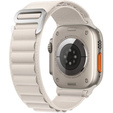 Zestaw Pasek Nylonowy + Etui 2w1 do Apple Watch 4/5/6/SE 40mm, Biały