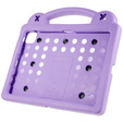 Etui do iPad Air 11" 2025/2024 (7/6 gen.), Cute Patterns, z podstawką, fioletowe