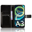 Etui z klapką do Xiaomi Redmi A3, Crazy Horse Wallet, czarne