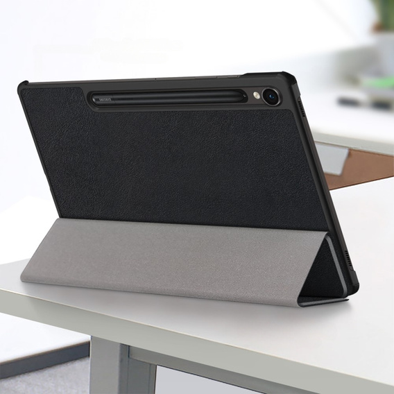 Etui do Samsung Galaxy Tab S9, Smartcase z miejscem na rysik, czarne