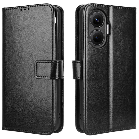 Etui z klapką Crazy Horse Wallet do Xiaomi Poco F7 5G