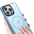Etui do iPhone 14 Pro Max, Simple MagSafe, niebieskie