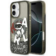 Etui Karl Lagerfeld Liquid Glitter Choupette MagSafe do iPhone 17