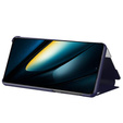 Etui z klapką do Xiaomi Poco F6 Pro, Side View, niebieskie