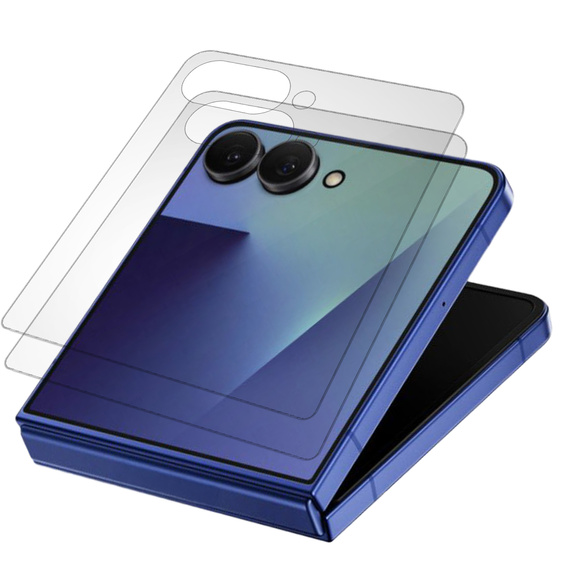 2x Szkło Hartowane ERBORD 9H Hard Glass do Samsung Galaxy Z Flip7 5G – codzienna ochrona w eleganckim wydaniu