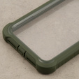 Etui do iPhone 11, Dexnor Full Body Rugged, przezroczyste / zielone
