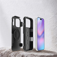 Etui MagForce do iPhone 17 Pro, do MagSafe, pancerne, czarne