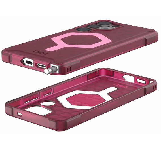 Etui Urban Armor Gear do Samsung Galaxy S25 Ultra, Essential Armor MagSafe, Różowe