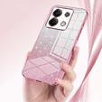 Etui do Xiaomi Redmi Note 13 5G, Glitter Case CamShield, różowe