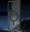 Etui do Samsung Galaxy S21 FE, do MagSafe, ERBORD Matt Case, czarny + Szkło na ekran