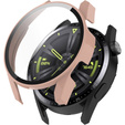 2w1 Etui + Szkło hartowane do Huawei Watch GT 3 46mm, Różowe