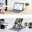 Etui z klawiaturą do Lenovo Tab M11, Rotary 360° Leather, fioletowe