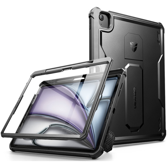 Etui pancerne do iPad Air 13" 2025/2024 (7/6 gen.), Dexnor Full Body, czarne