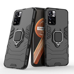 Etui do Xiaomi Redmi Note 11 Pro 4G, Kickstand Ring, czarne