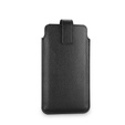 Pionowa Kabura Phone Pouch do Telefonów 6.0-6.9 cala , Black