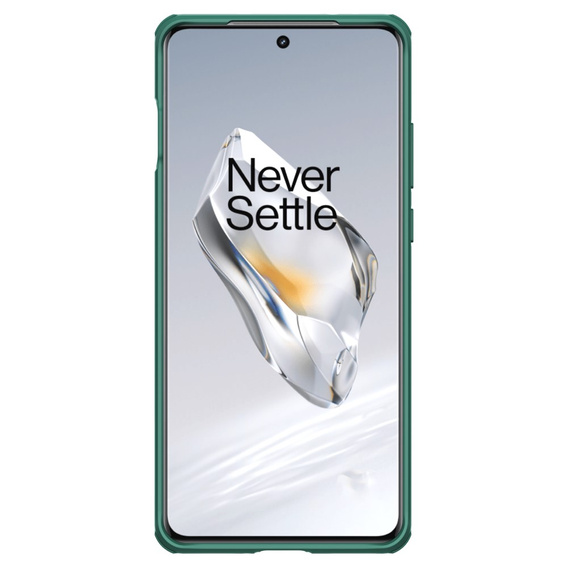 Etui do OnePlus 12 5G, pancerne Nillkin, CamShield Pro, Zielone