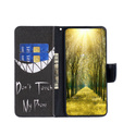 Etui z klapką do Xiaomi Redmi Note 13 5G, Wallet, Don't Touch My Phone czarne