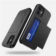 Etui do iPhone 11, Sliding Card Holder, czarne