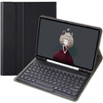Etui z klawiaturą do iPad 10.2" 2021/2020/2019 (9/8/7 gen.) / Air 10.5" 2019 (3 gen.), Leather Pen Slot, czarne