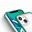 Etui ERBORD do iPhone 13 Mini, Hybrid Frame, Dark Green