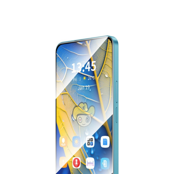 ENKAY Szkło Hartowane do Samsung Galaxy S22 / S23, czarne