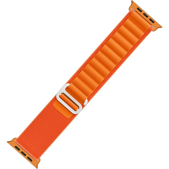 Zestaw Pasek Nylonowy + Etui 2w1 do Apple Watch 4/5/6/SE 44mm, Pomarańczowy