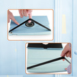 Etui do iPad 11" 2025 A16 (11 gen.) / iPad 10.9" 2022 (10 gen.), Obrotowe 360, niebieskie