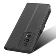 Etui z klapką do Poco F5 Pro 5G, Wallet Smart Magnet, czarne