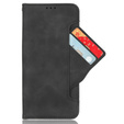 Etui z klapką do Oppo Reno 14F, Card Slot, portfelowe, czarne