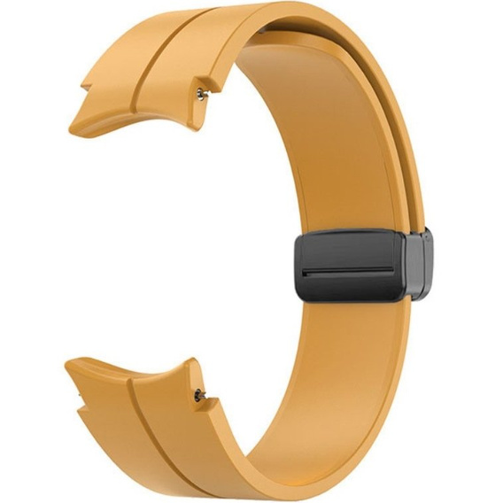 Pasek Silikonowy do Samsung Galaxy Watch 4/5/6 40/42/43/44/45/46/47mm, Żółty
