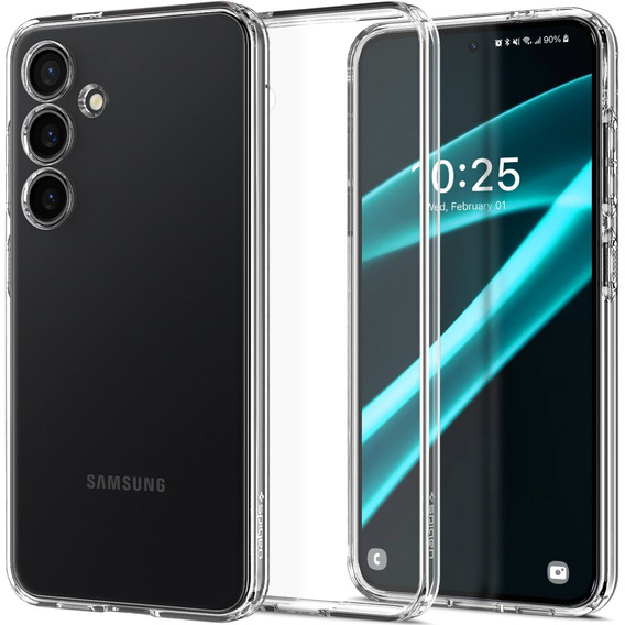 Etui Spigen do Galaxy S24+ Plus, Liquid Crystal, przezroczyste
