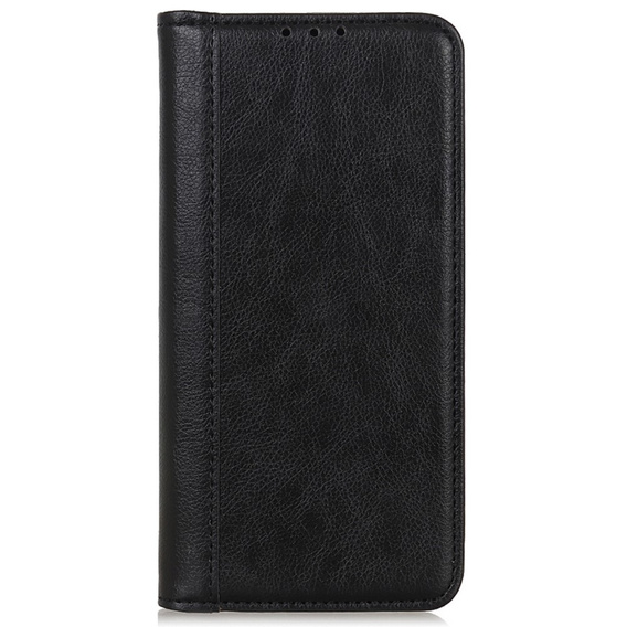 Etui do Sony Xperia 5 V, Wallet Litchi Leather, czarne