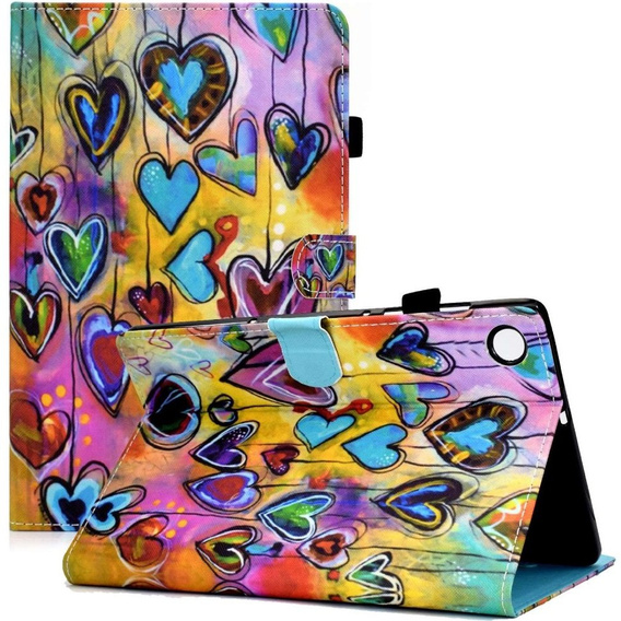 Etui do Lenovo Tab M10 Plus 10.6 Gen 3 TB-125F TB-128F, hearts