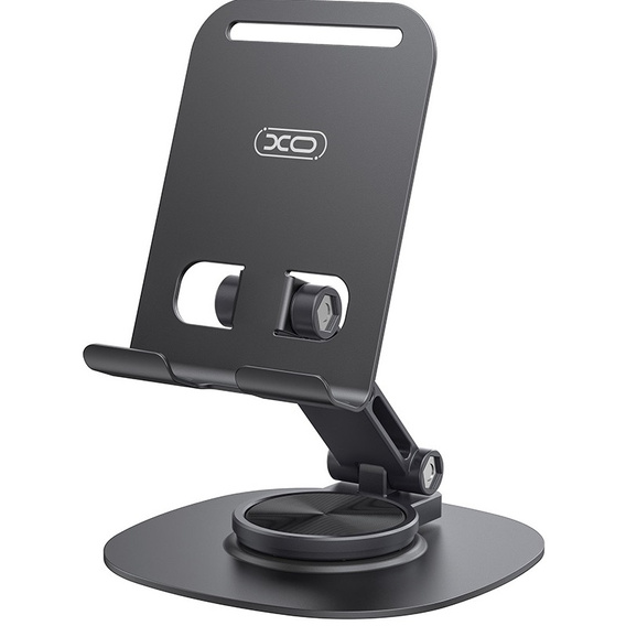 Podstawka do telefonu XO C151 czarna obrotowa 360