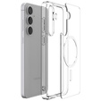 Etui Spigen Ultra Hybrid Mag MagSafe do Samsung Galaxy S25 Ultra, Clear / White