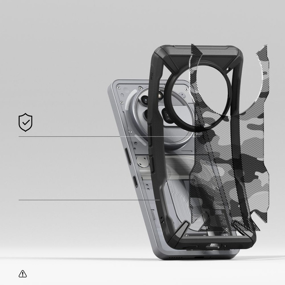 Etui Ringke do Nothing Phone 3a Pro, Fusion X, Kamuflaż