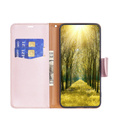 Etui z klapką do Xiaomi Redmi 12 4G, Wallet Litchi Magnet, różowe rose gold