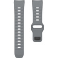 Pasek Silikonowy do Samsung Galaxy Watch 4/5/6, Ciemny Szary