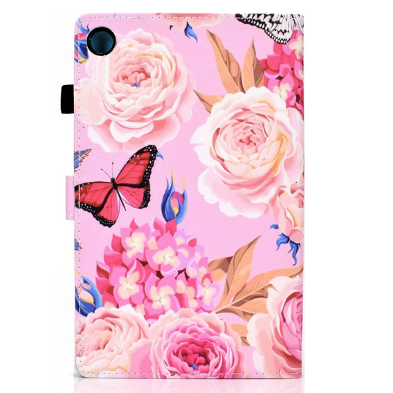 Etui do Lenovo Tab M10 Plus 10.6 Gen 3 TB-125F TB-128F, flowers and butterfly