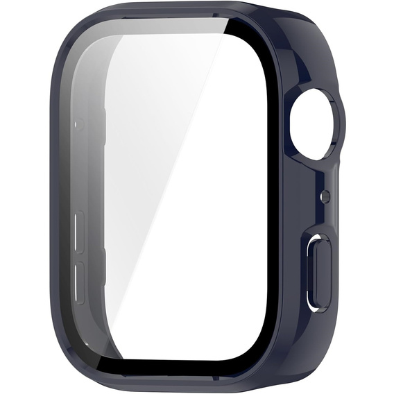 2w1 Etui z twardą ramką i szkłem hartowanym do Huawei Watch Fit 4 - niebieskie